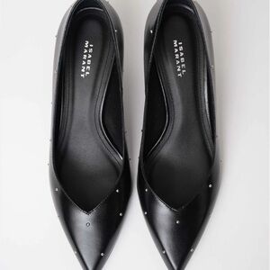 Isabel Marant Black Studded Pandra Heels